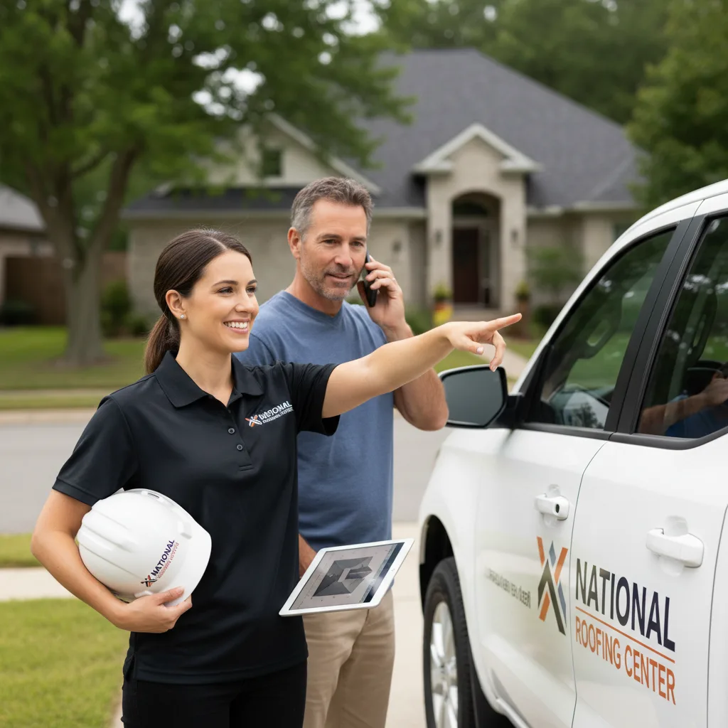 National Roofing Center customer support in Shirley